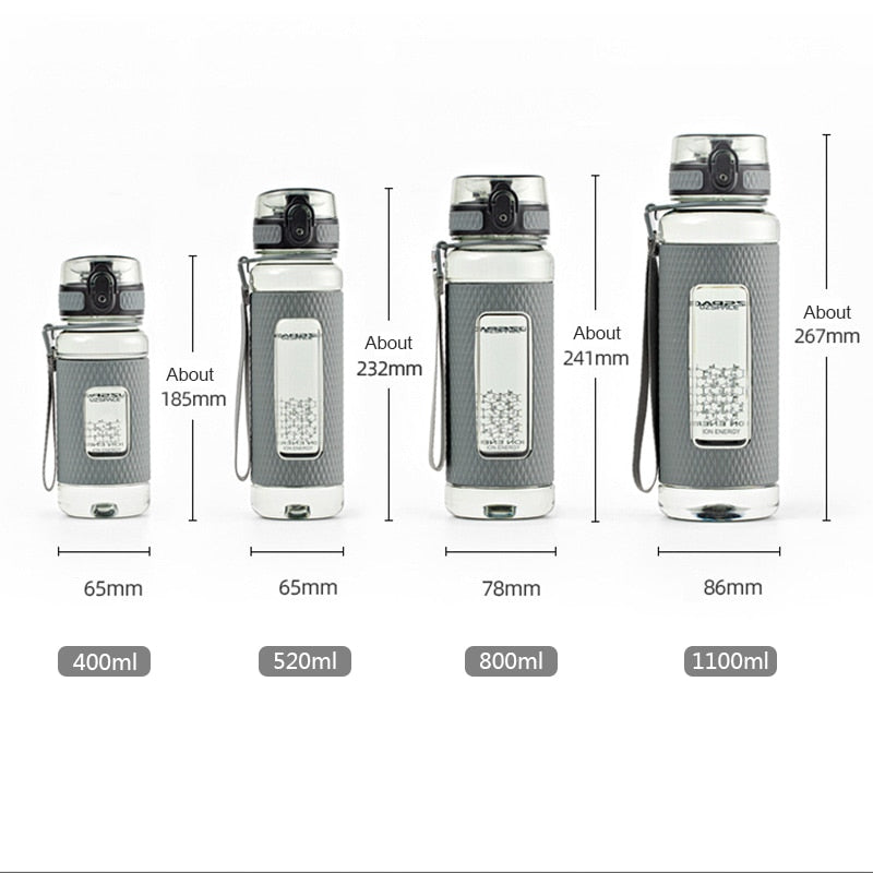 UZSPACE Sports Water Bottles Gym Leak-proof