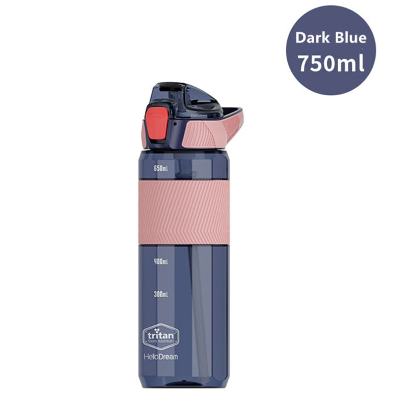 Material Water Bottle With Straw Eco-Friendly