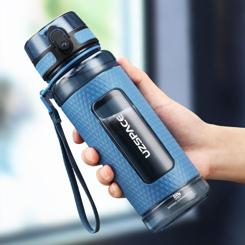 UZSPACE Sports Water Bottles Gym Leak-proof