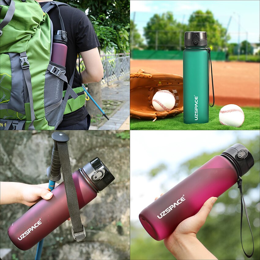 UZSPACE Water Bottles Leak-Proof