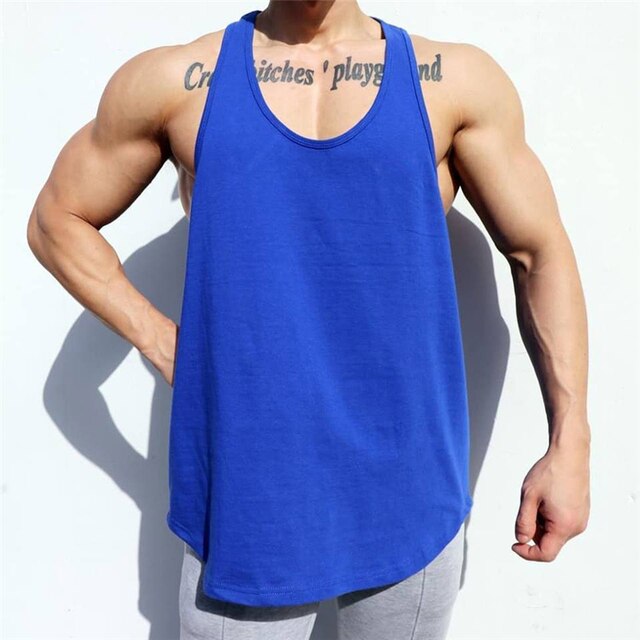 Men's Running Vest Gym Sleeveless Shirt