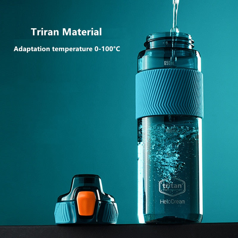 Material Water Bottle With Straw Eco-Friendly