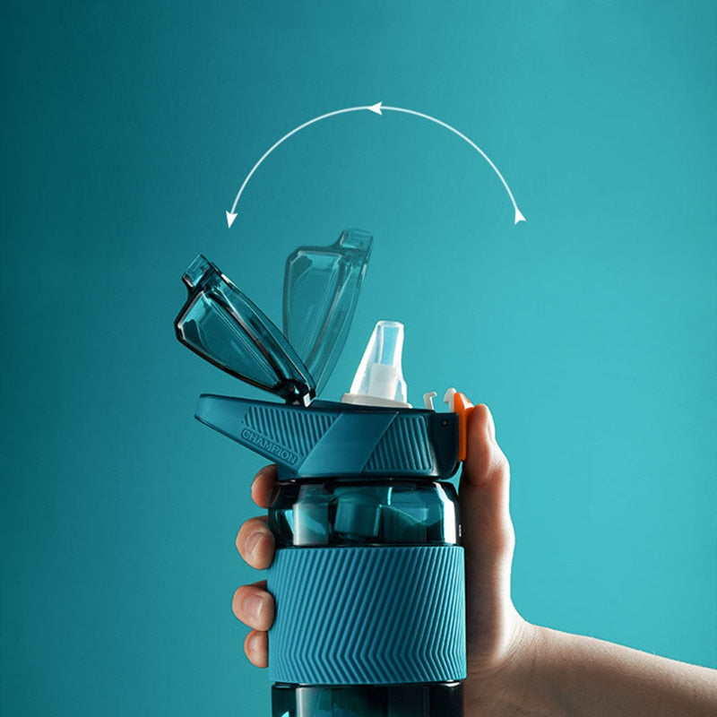 Material Water Bottle With Straw Eco-Friendly