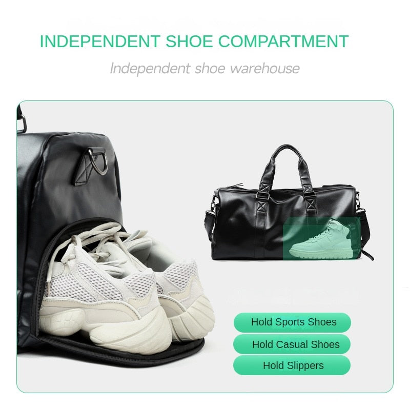 Premium Gym Bag Leather Sports Bag