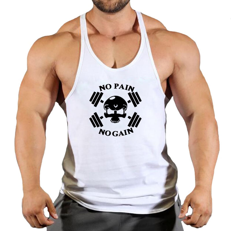Fitness Shirt Gym Top Men Vests
