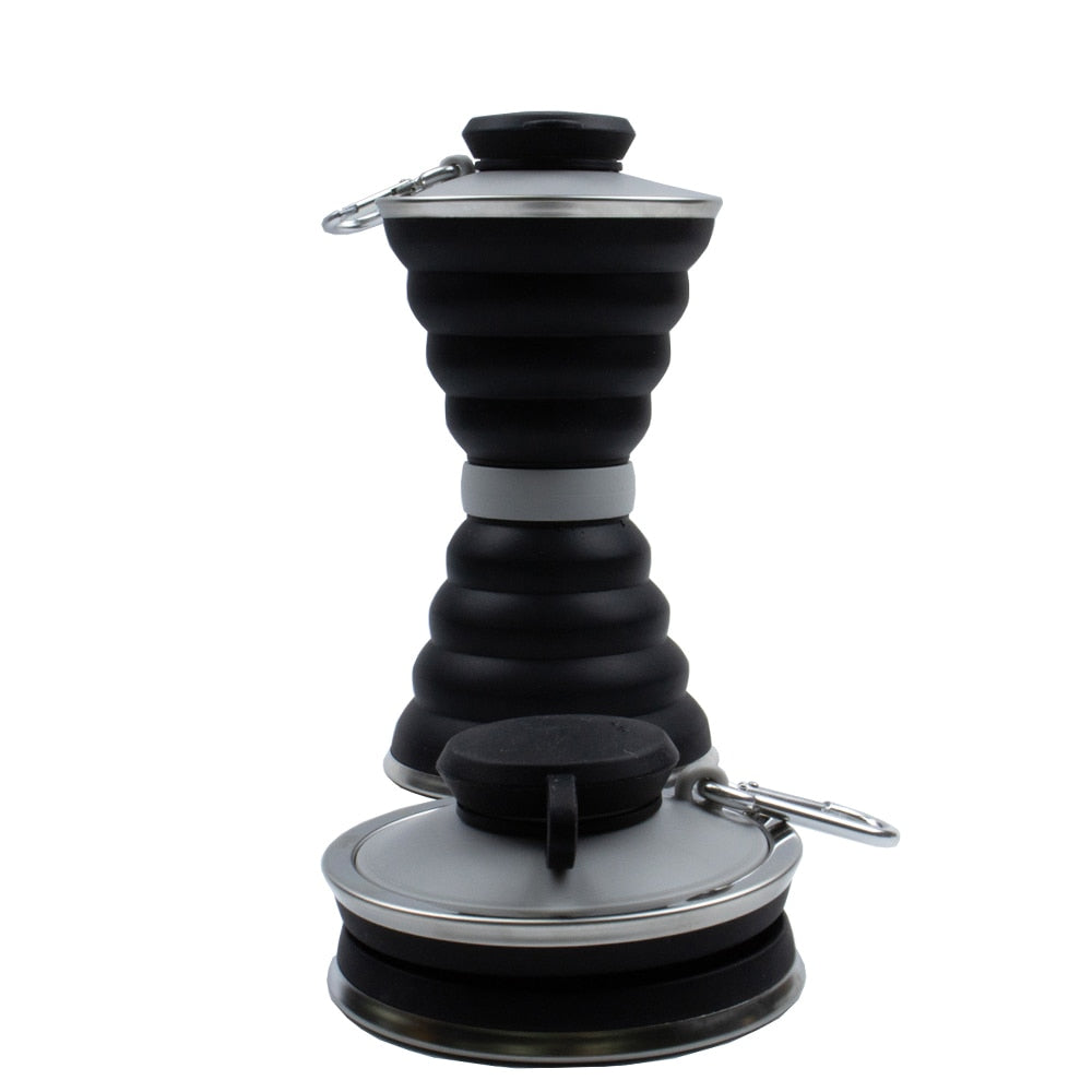 Silicone Water Bottle Cup Foldable Leak