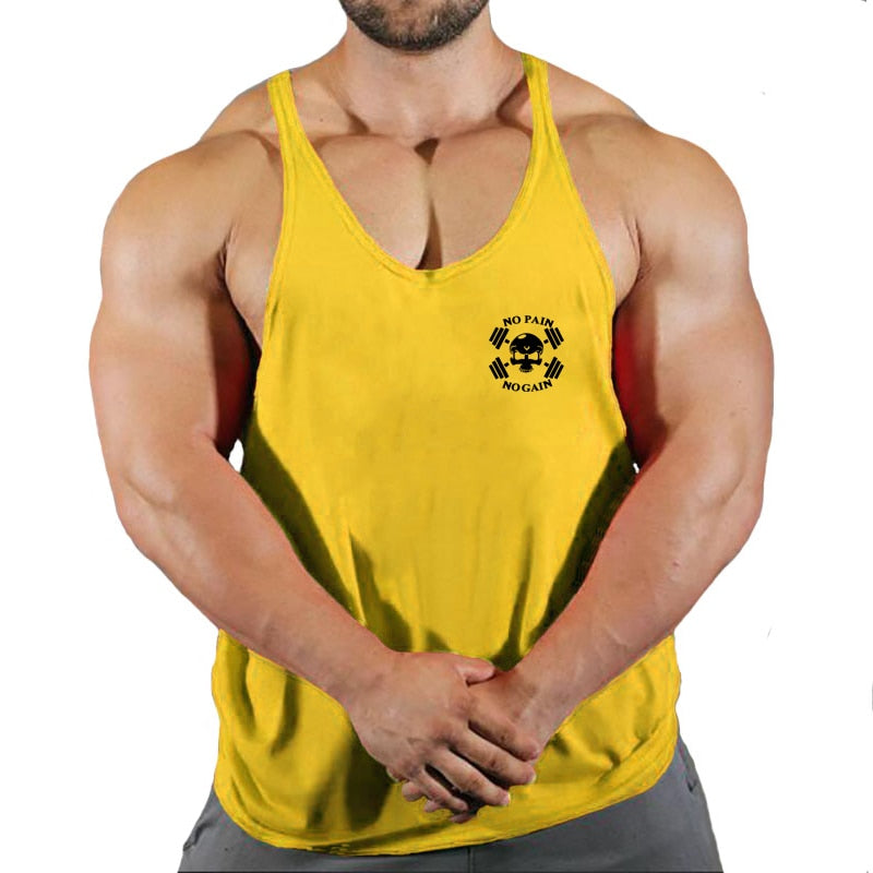 Fitness Shirt Gym Top Men Vests