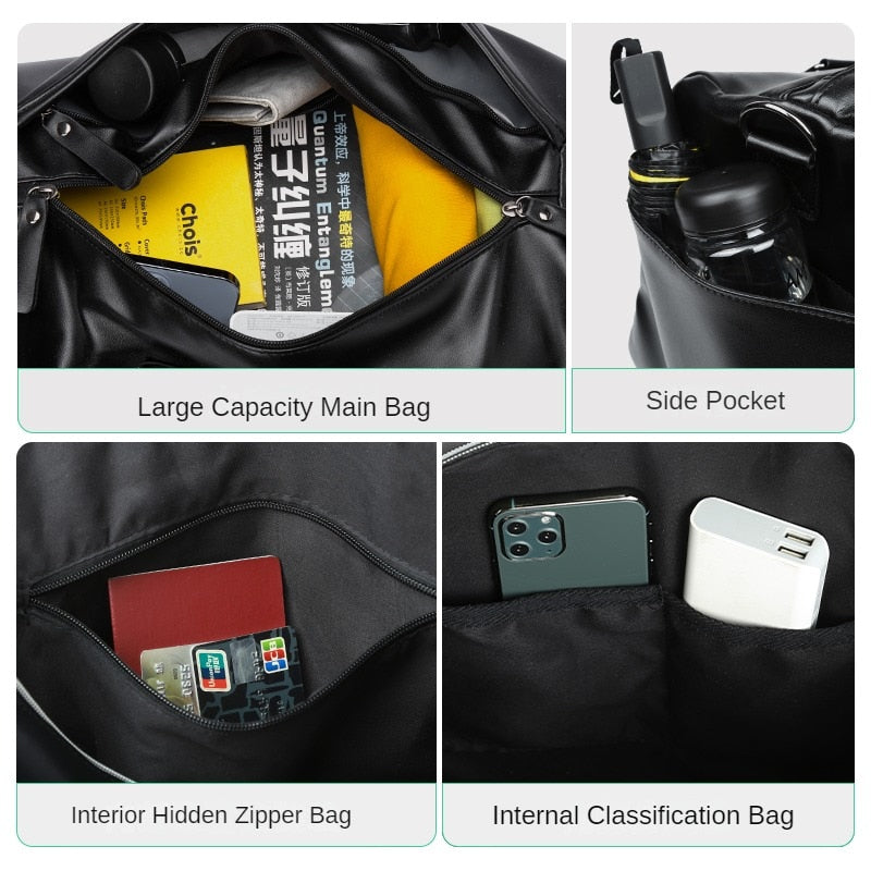 Premium Gym Bag Leather Sports Bag