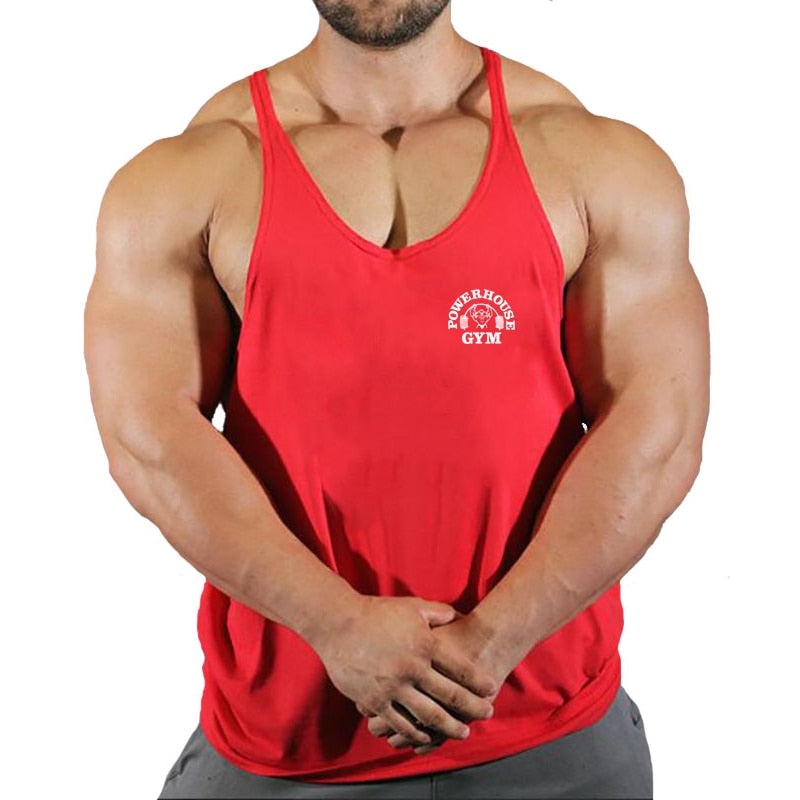 Fitness Clothing Gym T-shirts Suspenders