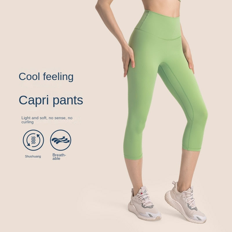 Yoga Leggings Hidden Waistband Pocket