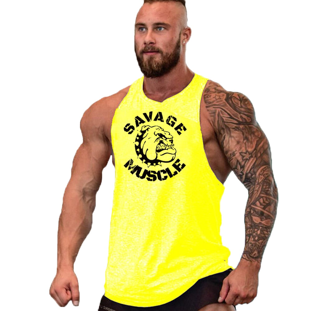Men's Cotton Sleeveless Shirt