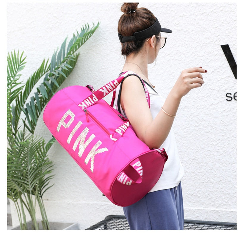 Training PINK Bag Sequins