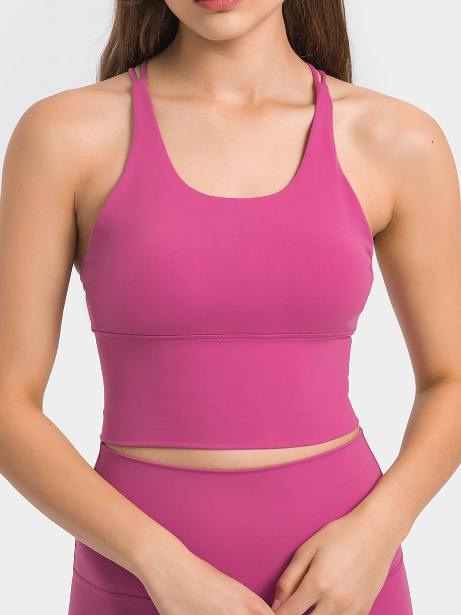 Cross Back Sports Bra