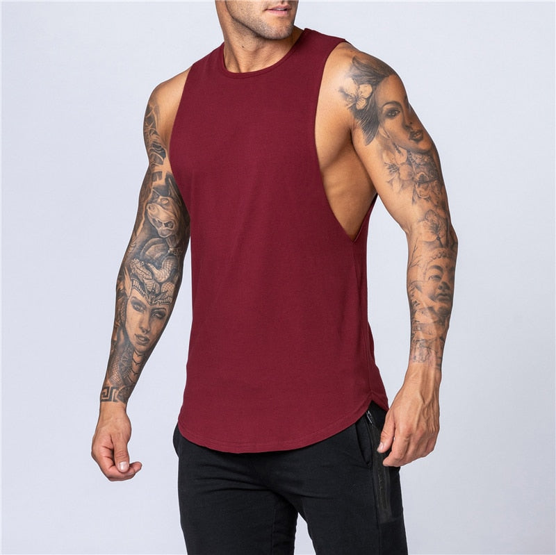 Cotton Workout Gym Tank Top