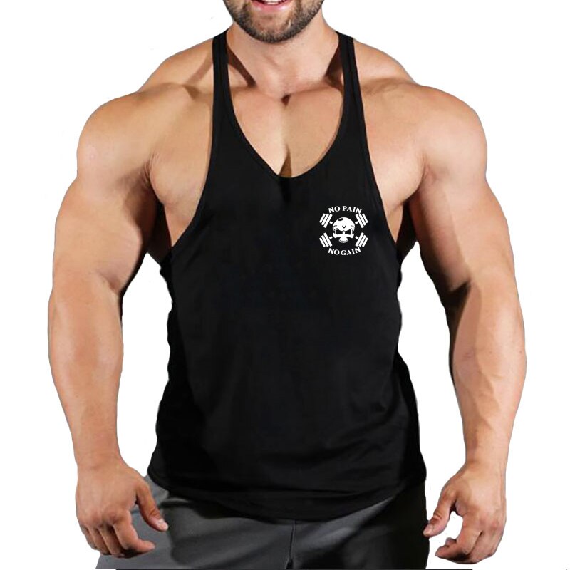 Fitness Shirt Gym Top Men Vests