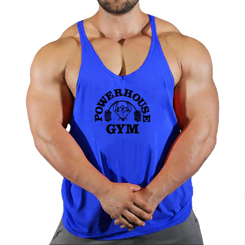 Fitness Clothing Gym T-shirts Suspenders