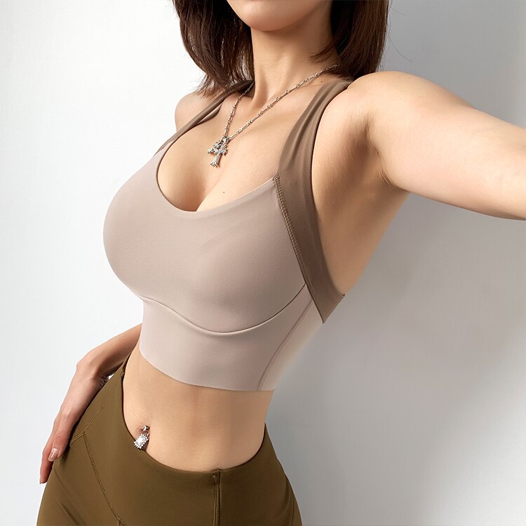 Back Running Sports Bra
