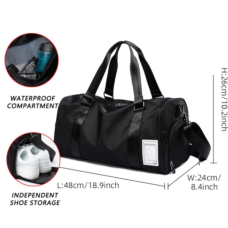Fashion Nylon Travel Sports Bags