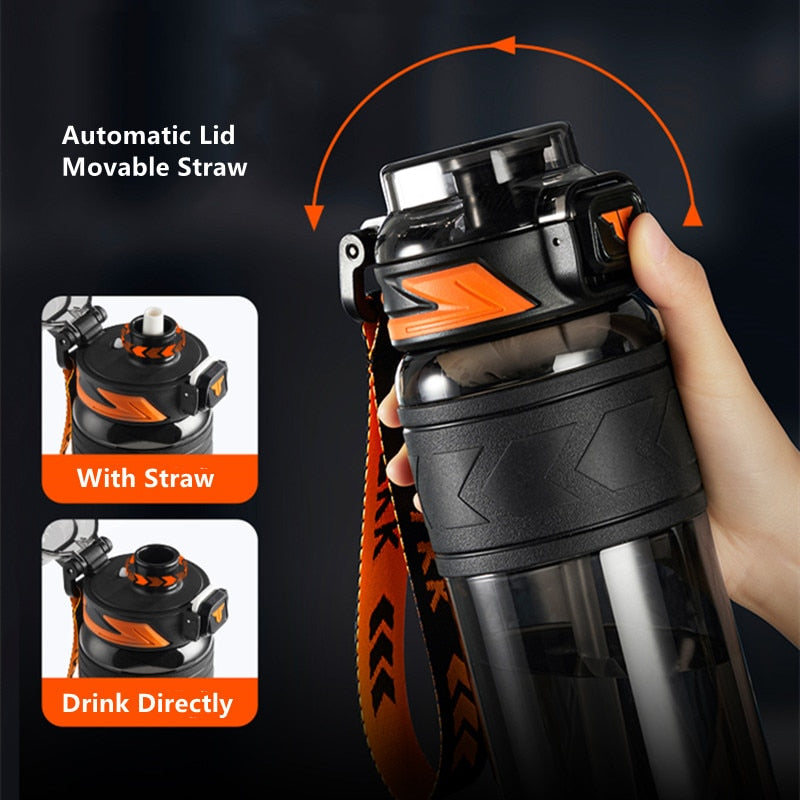 High Quality Material Water Bottle With Straw