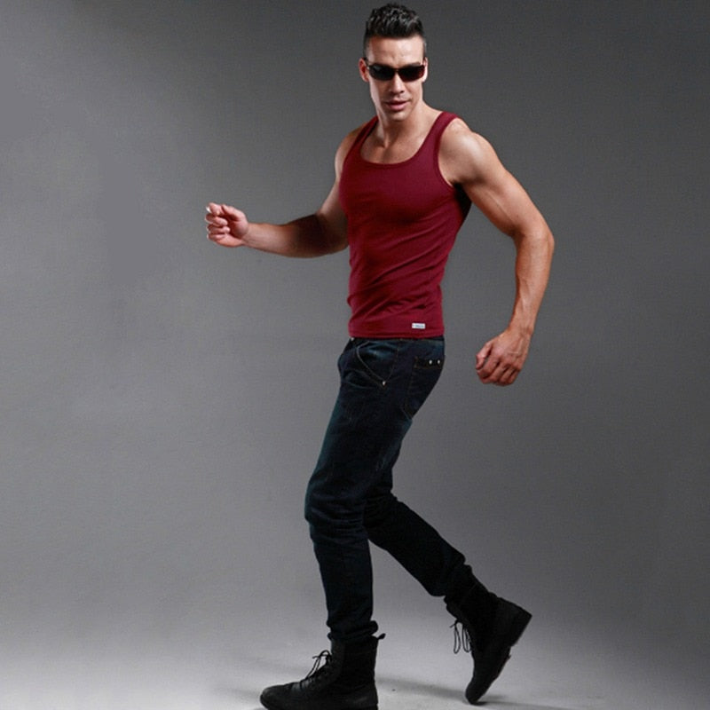 Man Clothing Bodybuilding Tank Top