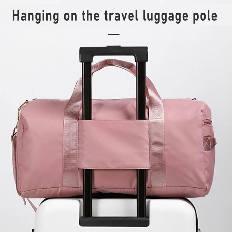 High-Quality Pink Duffle Bag