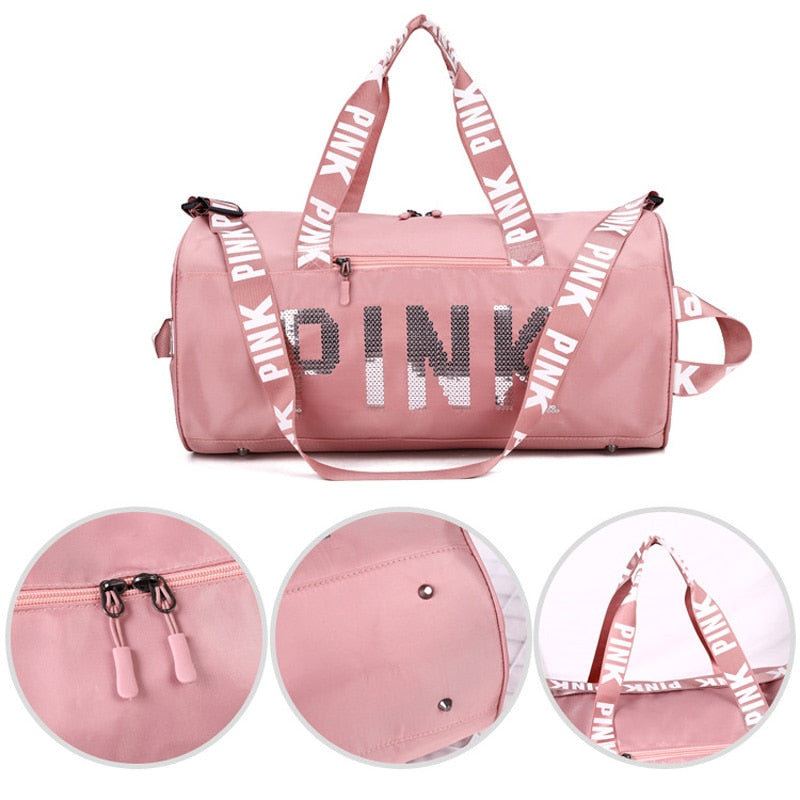 Training PINK Bag Sequins