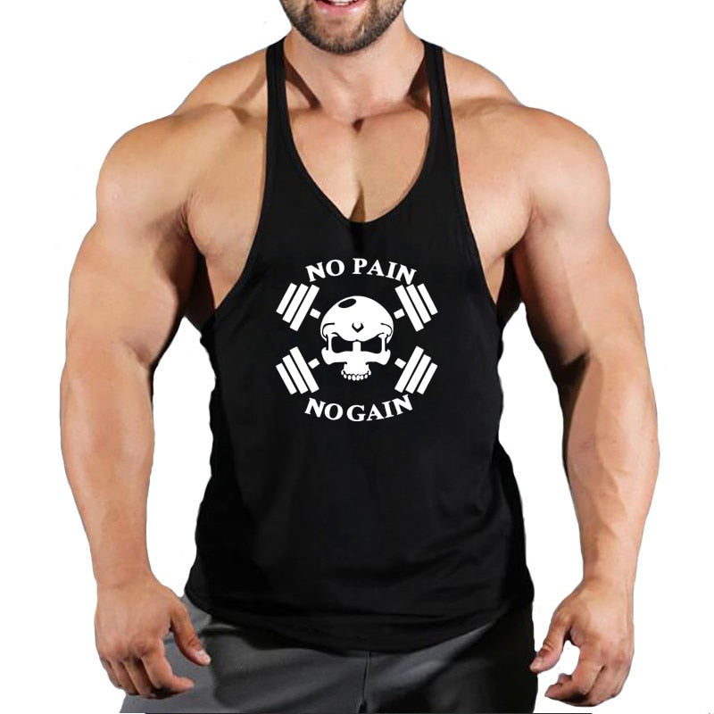 Fitness Shirt Gym Top Men Vests