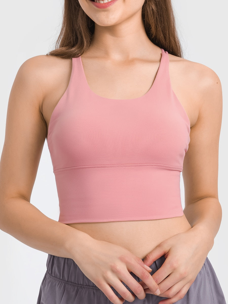 Cross Back Sports Bra