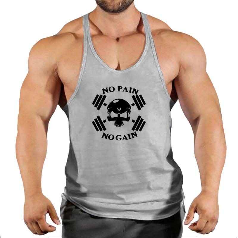 Fitness Shirt Gym Top Men Vests