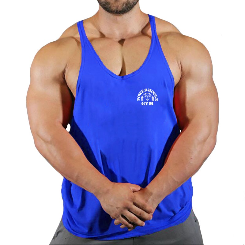 Fitness Clothing Gym T-shirts Suspenders