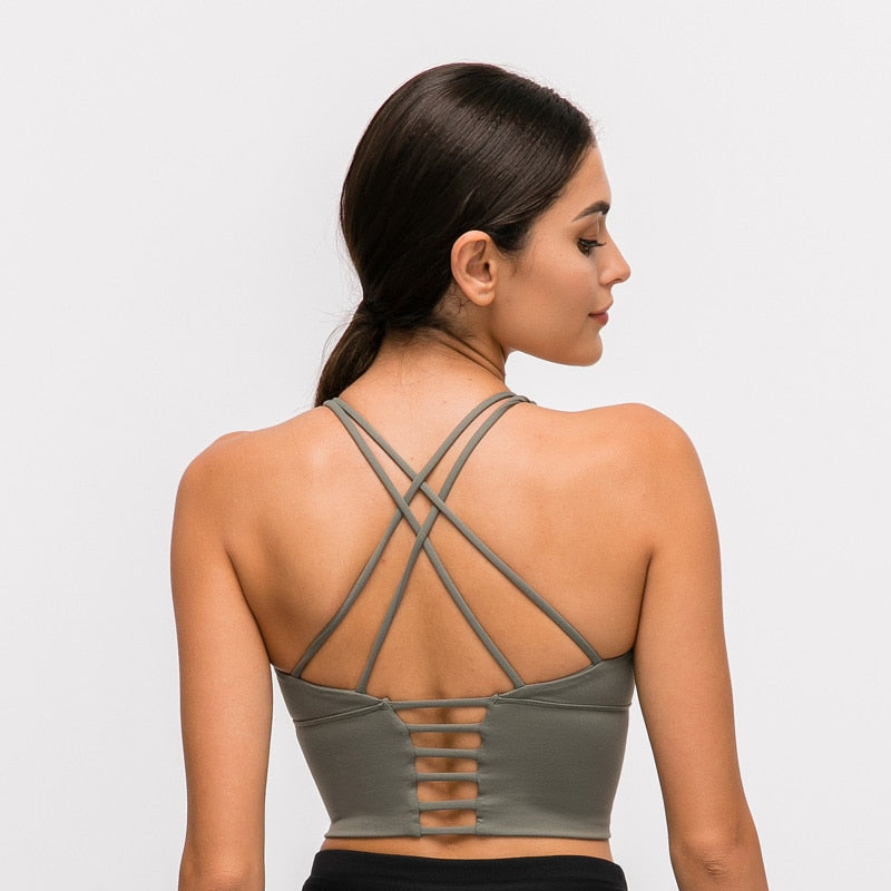 Cross Back Sports Bra