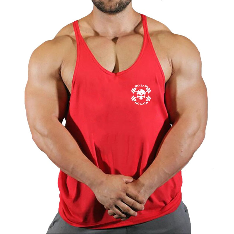 Fitness Shirt Gym Top Men Vests