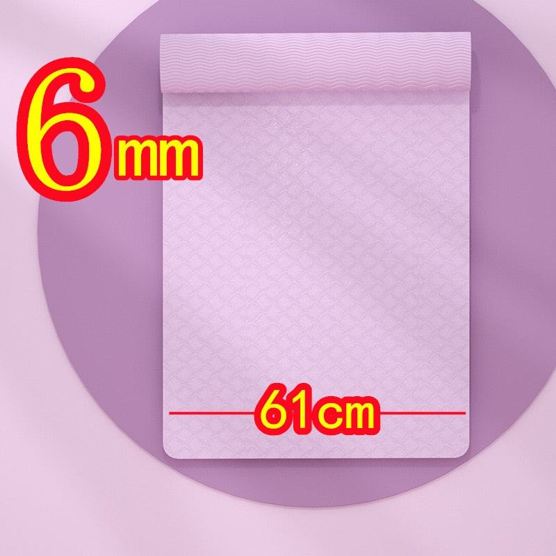 Two Color TPE Yoga Mat for Beginners
