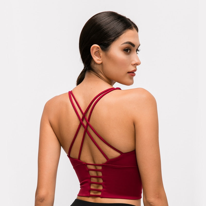Cross Back Sports Bra
