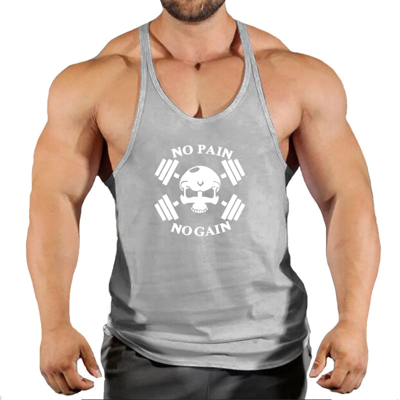 Fitness Shirt Gym Top Men Vests