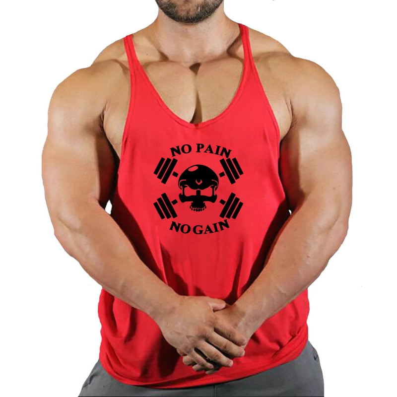 Fitness Shirt Gym Top Men Vests