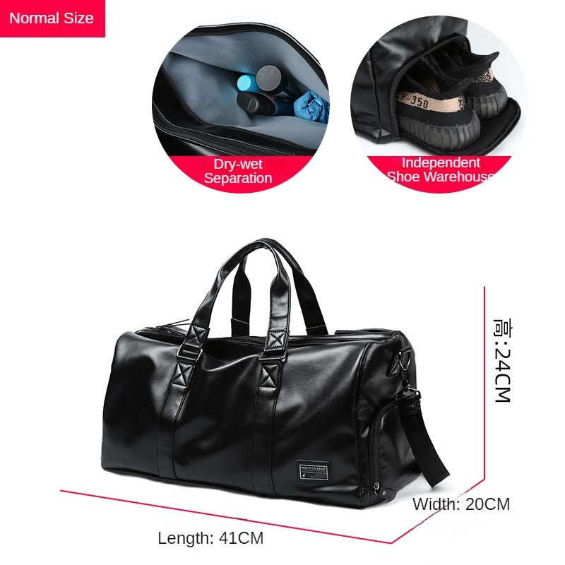 Premium Gym Bag Leather Sports Bag