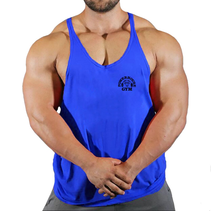 Fitness Clothing Gym T-shirts Suspenders