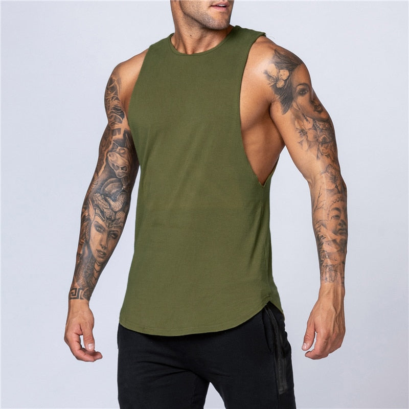 Cotton Workout Gym Tank Top