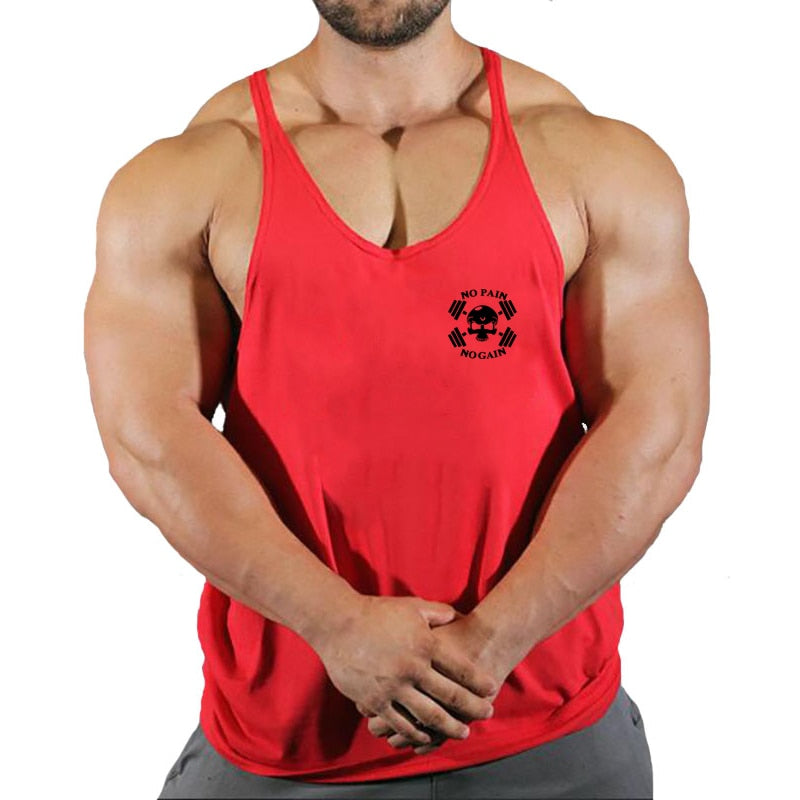 Fitness Shirt Gym Top Men Vests