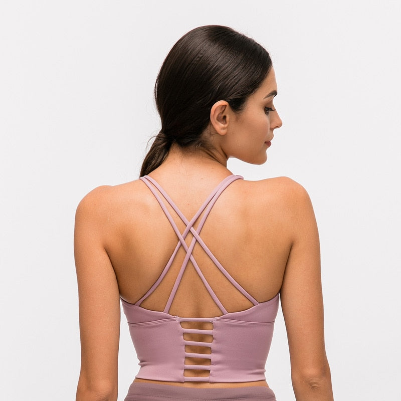 Cross Back Sports Bra
