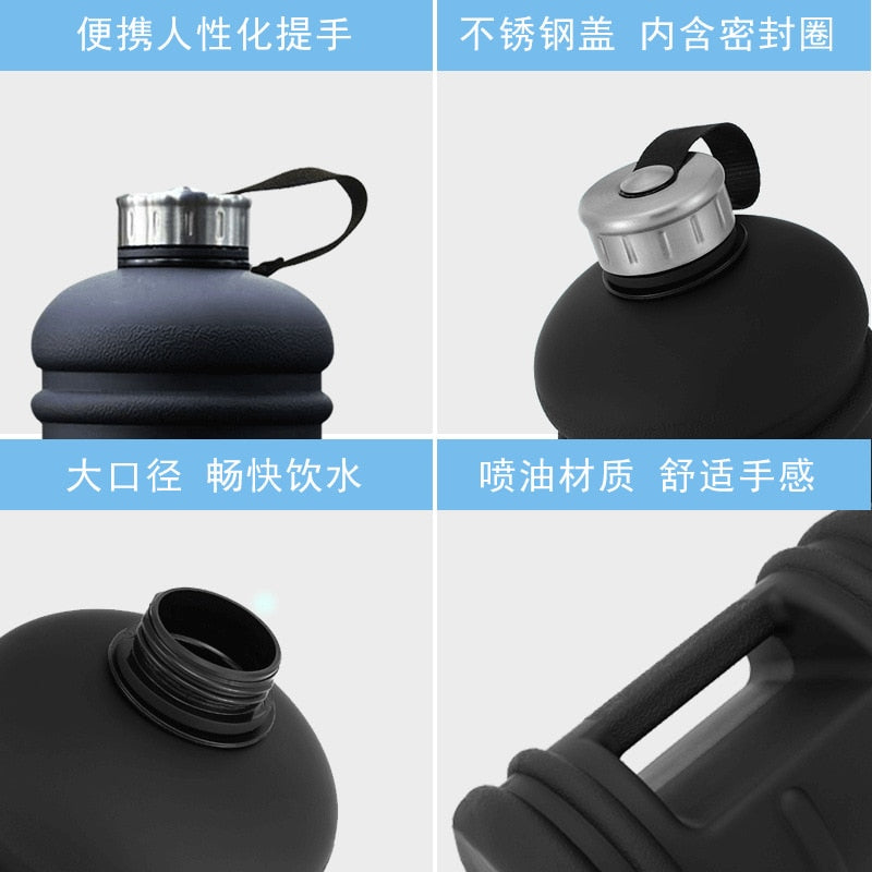 Large Capacity 2200Ml Plastic Sports Bottles