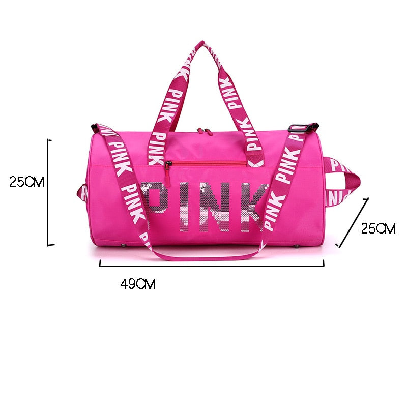 Training PINK Bag Sequins