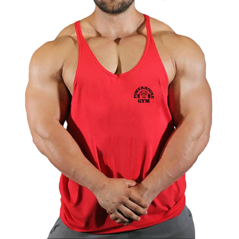 Fitness Clothing Gym T-shirts Suspenders