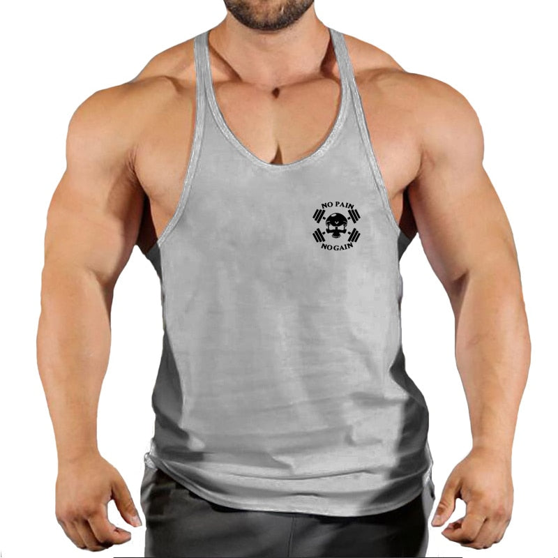 Fitness Shirt Gym Top Men Vests