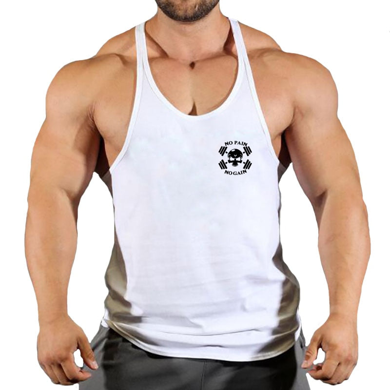 Fitness Shirt Gym Top Men Vests