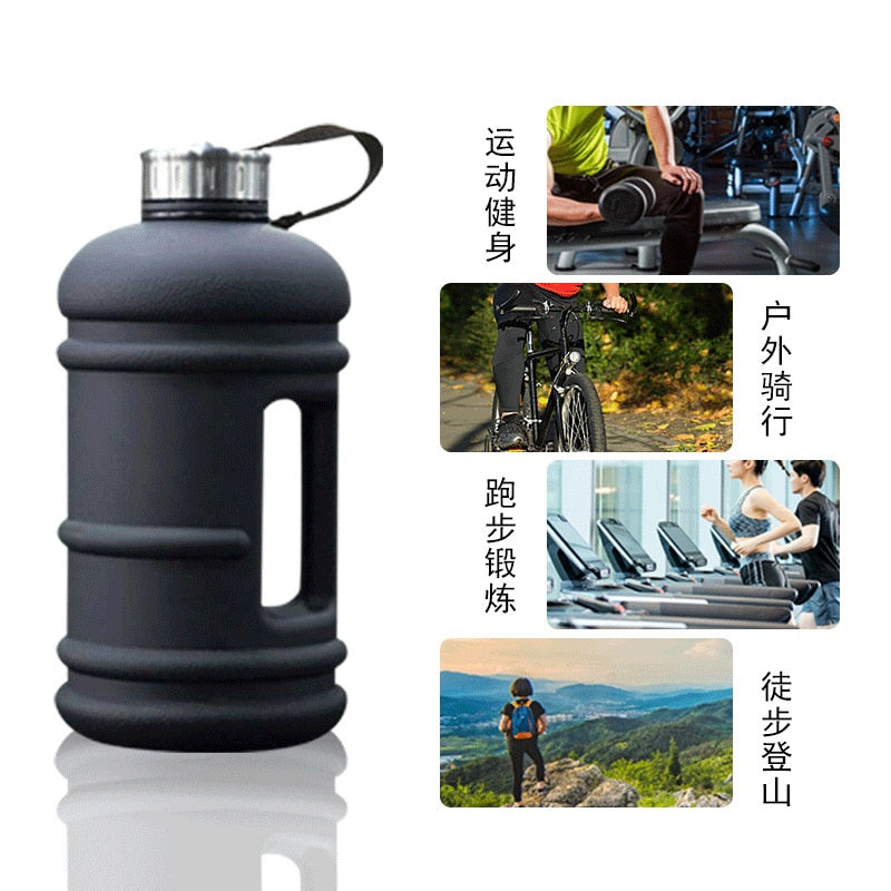Large Capacity 2200Ml Plastic Sports Bottles