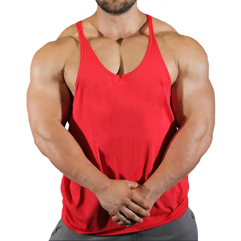 Fitness Clothing Gym T-shirts Suspenders