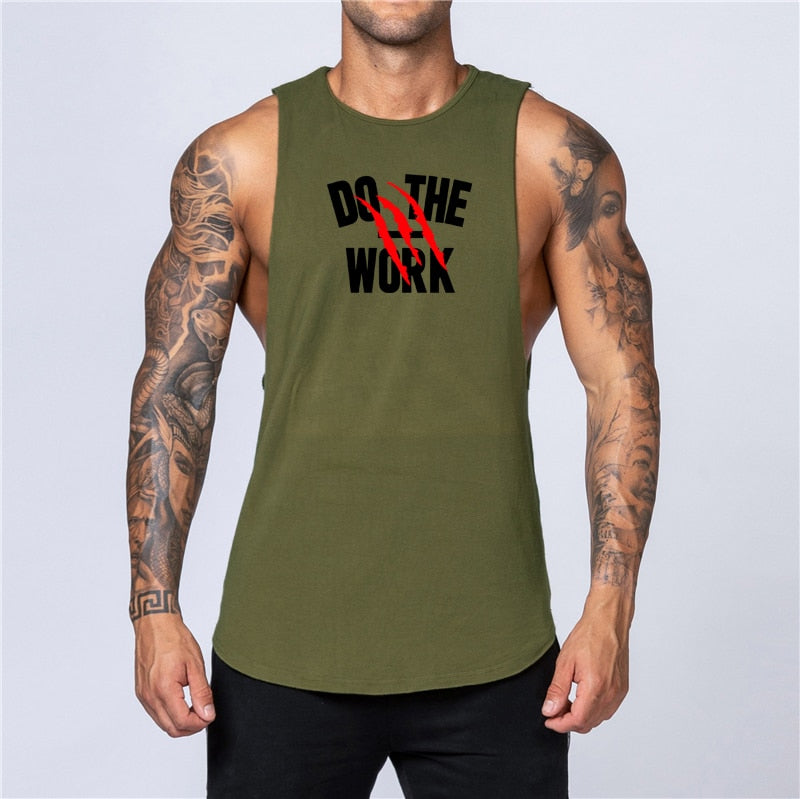 Cotton Workout Gym Tank Top