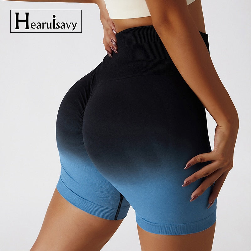Summer Seamless High Waist Yoga Shorts